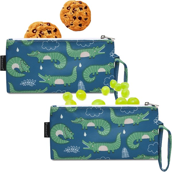 Reusable Sandwich Bag/Snack Bag for Kids & Adults, Dual Layer