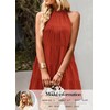 KIRUNDO Womens Summer Dresses 2025 Casual Halter Sundress Sleeveless Flowy