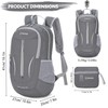 ZOMAKE Outdoor Backpack, Folding Backpack, Waterproof, 6.5 gal (25 L),