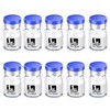 Biocomma 1ml 10pcs Sterile Empty Vial with Plastic Aluminum Flip