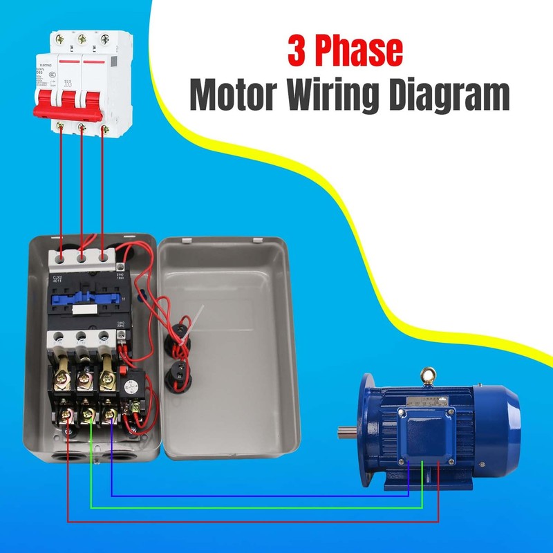 Magnetic Electric Motor Starter - 220/240V 11KW 25-45AMP - 15