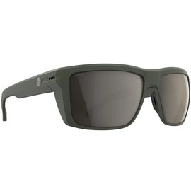 Spy Overhaul XL Sunglasses Matte Olive with Happy Bronze Pewter Mirror 60mm