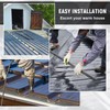 Pushglossy 30 Pcs 9 Inside Metal Roof Foam Closure Strips