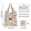 CMNIM Butterfly Reusable Tote Bag Monarch Butterflies Lover Gift Without