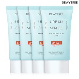 듀이트리 어반쉐이드 안티폴루션 톤업 파데프리 선크림 40ml 4개 Dewytree Urban Shade Antipollution Tone-Up Padefree Sunscreen 40ml 4 Pack