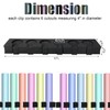 Colarr 2 Sets Seamless Paper Roll Storage Clip Photo Backdrop