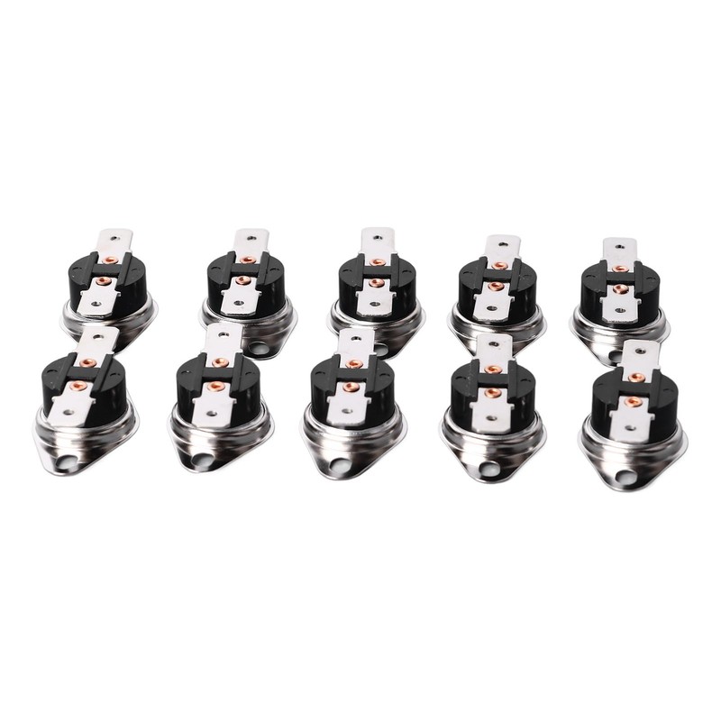 10 Pcs Thermal Switch KSD301 Normally Closed Thermostat Temperature Control