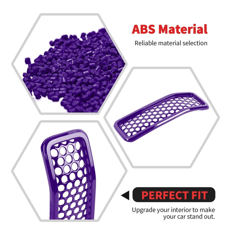 Front Grille Mesh Inserts Grill Decoration Exterior Accessories Compatible with