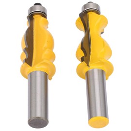 Architectural Router Bit, 1/2 Inch Shank Fishtail Handrail Router Bit for Wood Cutting Power Tools