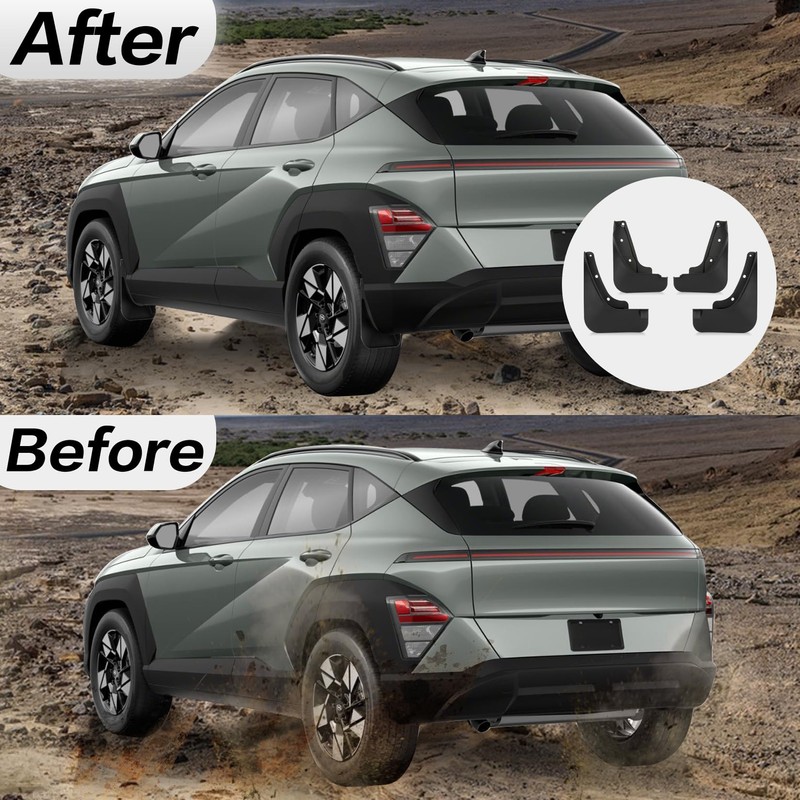 PSLER Fit for Kona 2024 2025 Mud Flaps Set of