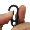 Jrzyhi 15pcs Mini Carabiner Buckle Spring Backpack Clasps Spring Carabiner