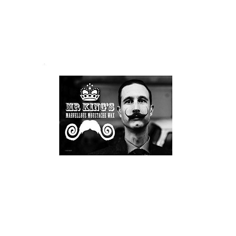 Mr King's Marvellous Moustache Wax (15g) by Mr King's