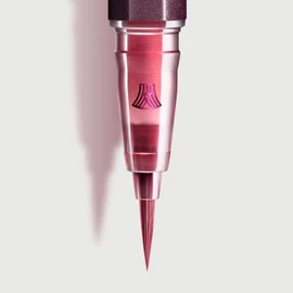 UZU BY FLOWFUSHI Limited Edition 38℃ Shade Liner, Sheer Red, Liquid Eyeliner, Shadow Color Liner, Double Liner, Hot Water Off, Alcohol Free, Paraben Free
