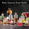 SuproBarware GLass Bitters Bottle 8pcs Set for Cocktail with Zinc