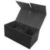Card Deck Box with 3 Drawers Large Capacity Magnetic Closure