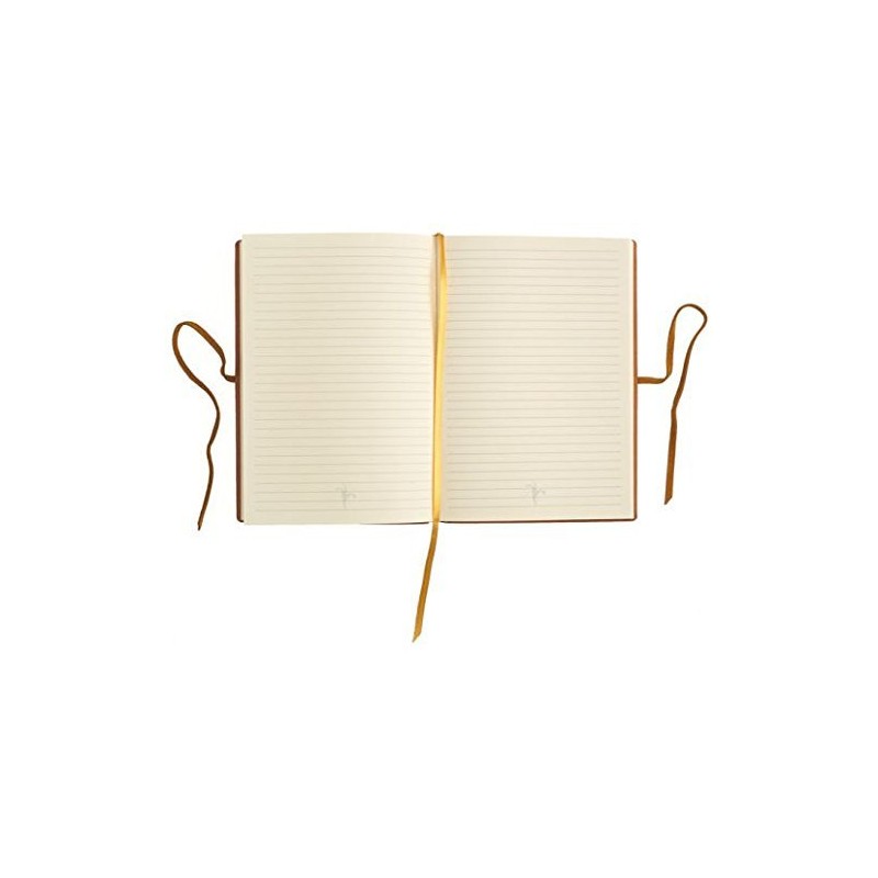 Italian Leather Journal Sunflower Lined Journal