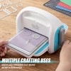 Manual Die Cutting Machine for Card Making, 6in Openning(Blue)