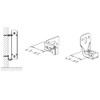 Jabema 2 x Radiator Mounting with Side Tabs and 1