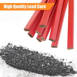 Carpenter's Pencils, Woodworking Marker Pens Set, 72 Pieces, Medium Carpenter's Pencil for Woodworking, Marking, Building Surveying and Mapping Carpentry Painting Pen Hard Lead