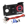 CLUBRALLY Golf Cart Key Switch Console Plate-Red