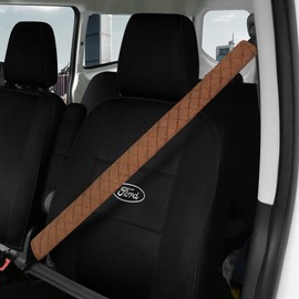 HighnessHwoo Extra Long Seatbelt Covers for Adults Kids Women & Men, Soft Car Seat Belt Strap Cushion for Sedan, SUV, Trucks, Shoulder Neck Chest Protector Pads, Auto Accessories, 1pc, Brown, 39.5in
