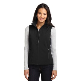 Port Authority Ladies Core Soft Shell Vest. L325, Black, XL