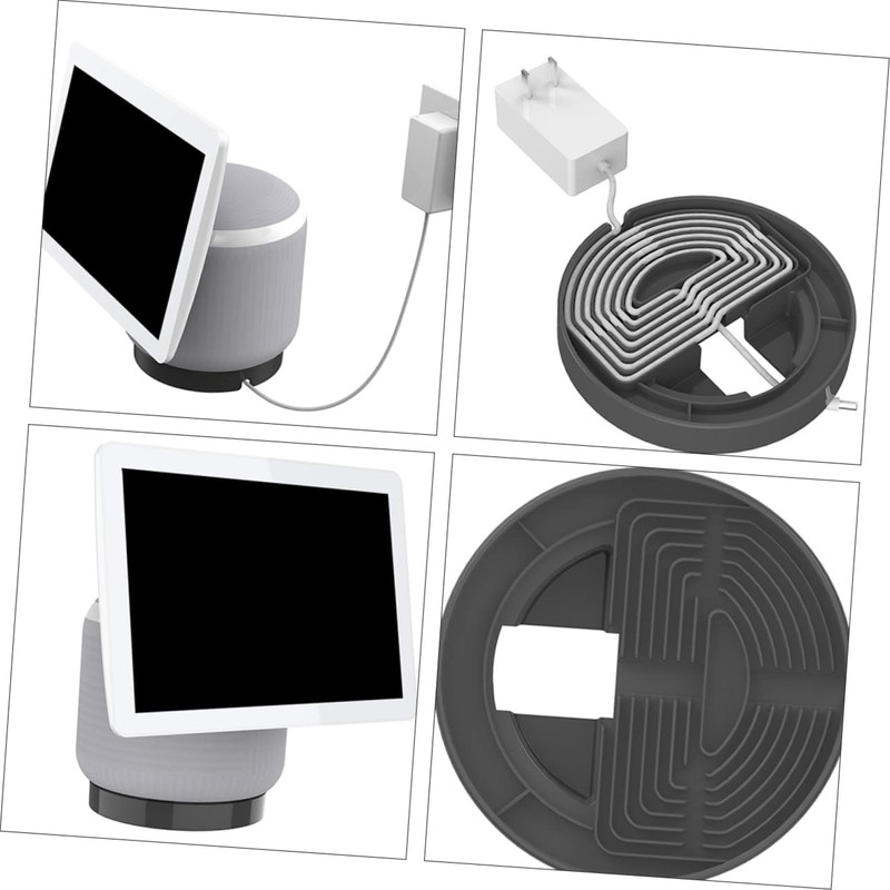 Angoily Speaker Stand Cable Clips Desktop Audio Stand Cord Organizer