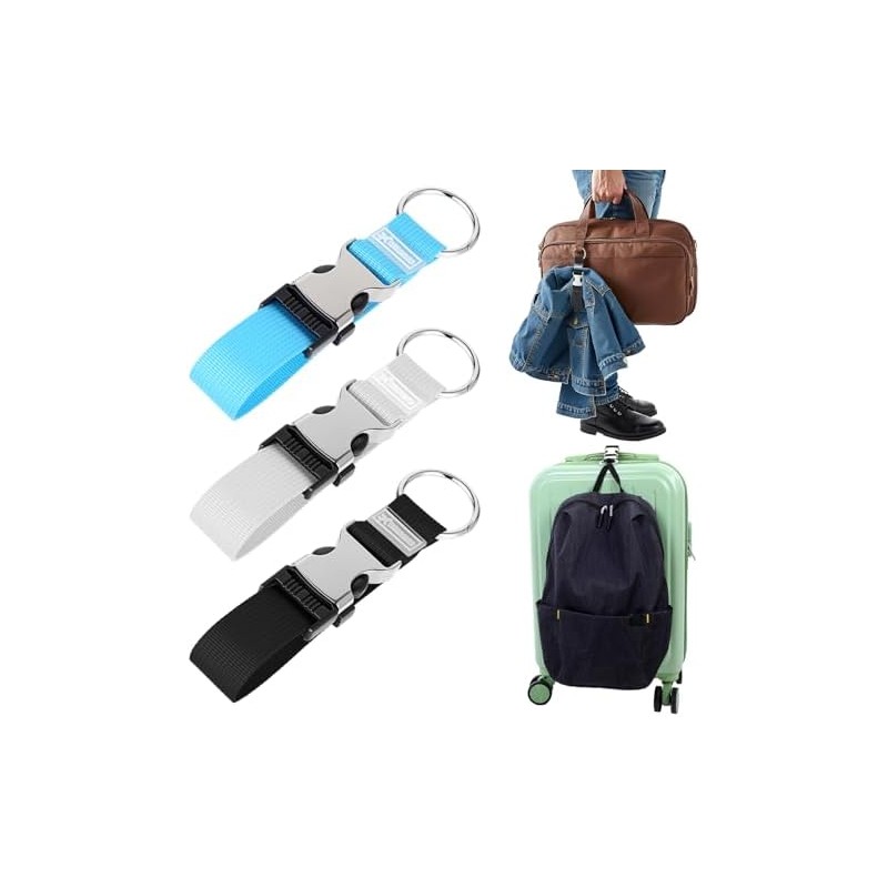 Correas de equipaje ajustables Ptwola 680467 – 3 piezas con