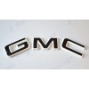 Auto Front GMC White Black Emblem Overlay 2019-2025 GMC Sierra