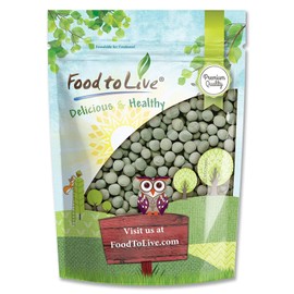 Green Whole Peas, 1 Pound — Non-GMO Verified, Great for Green Curry, Kosher, Raw, Dried