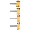 Spoilboard Surfacing Router Bit Set 4 Flute Rabbet Slot Flattening
