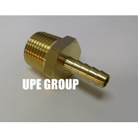 PRO-EDGE INDUSTRIAL 3/8 HOSE BARB X 3/4 MALE NPT Brass Pipe Fitting NPT Thread Gas Fuel Water Air