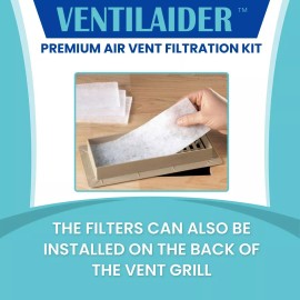 Filter Complete Air Vent Filter Set 20 X 84 Electrostatic Media with 126" Tape