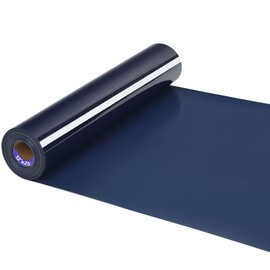 HTV Iron on Vinyl 12Inch by 25ft Roll HTV Heat Transfer Vinyl for T-Shirt HTV Vinyl Rolls for All Cutter Machine - Easy to Cut & Weed for Heat Vinyl Design (25ft, Navy)