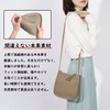 Bearneko Women's Shoulder Bag, Smartphone Pouch, Genuine Leather, Wallet Shoulder,