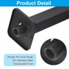 sourcing map Shower Head Extension Arm with Square Flange 235mm(9.3")