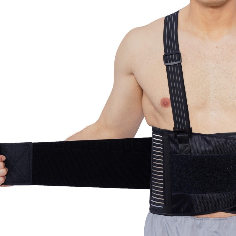 NeoTech Care Back Brace with Suspenders for Work - Industrial