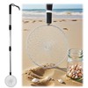 QMARK Sand Sifter Set with Travel Bag, Telescopic Beach Shell