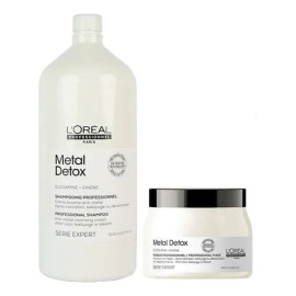 Loreal Metal Detox Kit Shampoo 1500ml  Mascarilla 500ml                                                                                               