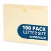 Blue Summit Supplies Manila File Jackets, Reinforced Straight Cut Tab,