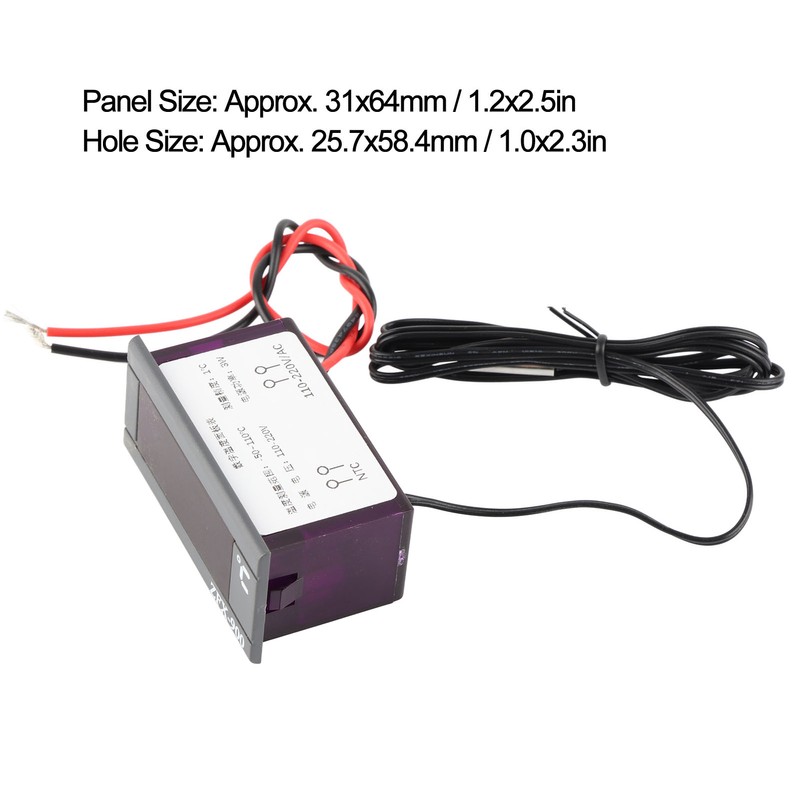 ZFX‑900 Digital Temperature Controller LED Panel Meter with Sensor for
