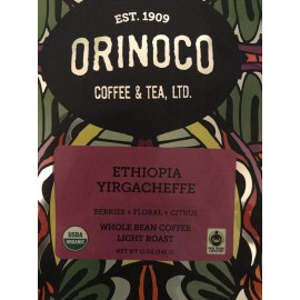 Orinoco Coffee & Tea Ltd Coffee Ethopian Yirga Whole Bean Ft 12 oz (Pack of 6)