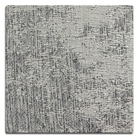 FenchelShades.com Lampshade 7" Top Diameter x 12" Bottom Diameter x 12" Slant Height with Washer (Spider) Attachment for Lamps with a Harp (Couture Crushed Sterling)