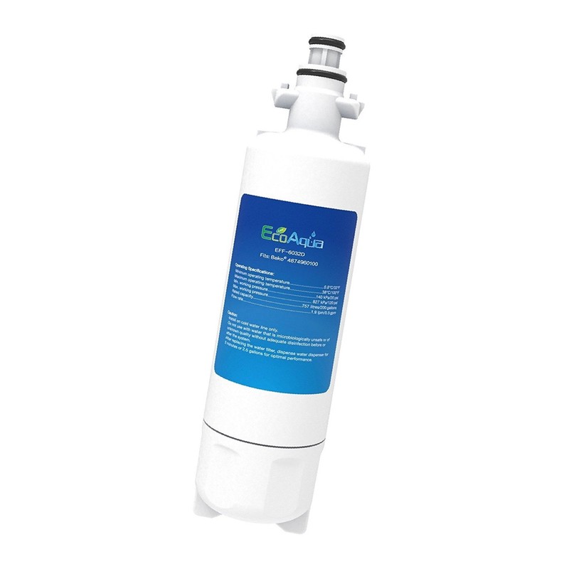 Grundig SBS Fridge Compatible Water Filter, Beko 4874960100 4394650100