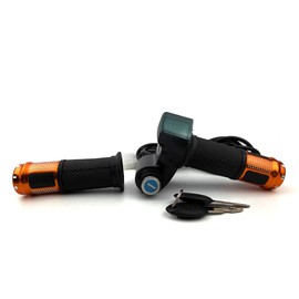 24 V/36 V/48 V - Soporte eléctrico para acelerador de bicicleta, indicador de voltaje de la batería, acelerador