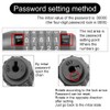 Bicycle lock, combination lock, bicycle 4-digit, pram lock, anti-theft, children's