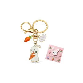 Choice of all - Llavero de Pascua con diseño de conejo, bonito llavero para regalo de Pascua, para mujer