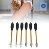 6Pcs Crossbow Arrows Double Screw Fixing Aluminum Alloy Shooting Bow