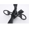 Extra Large Zipper Jumbo Zipper Double-Sided Open Black Resin Zipper