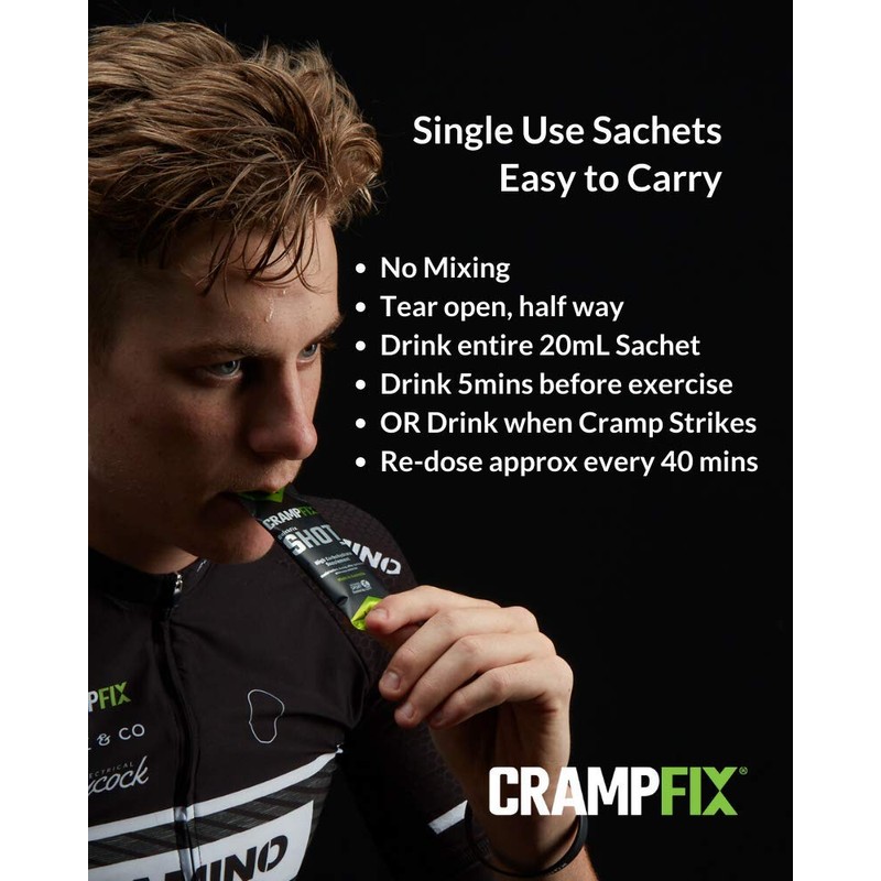 CrampFix Sports Shot, Prevents and Relieves Muscle Cramps, Leg, Calf,